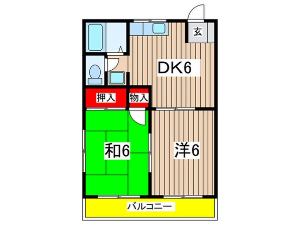 プレジール寿の物件間取画像